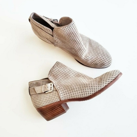 Sam Edelman Perforated Ankle Boots - Picture 6 of 6